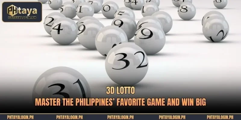 3d lotto master the philippines favorite game and win big